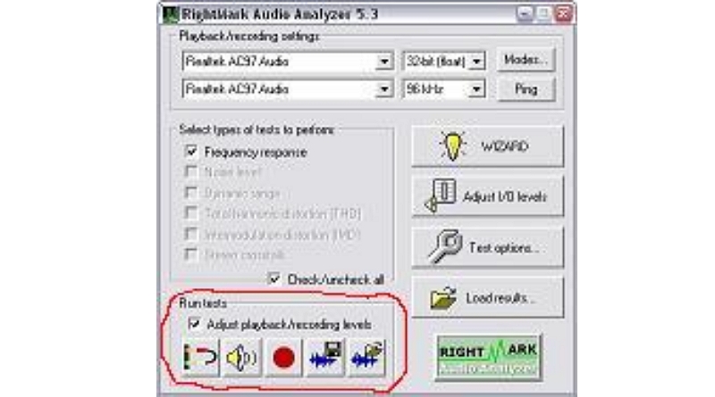 RIGHTMARK AUDIO ANALYZER