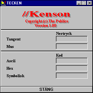 -961105 – Tecken