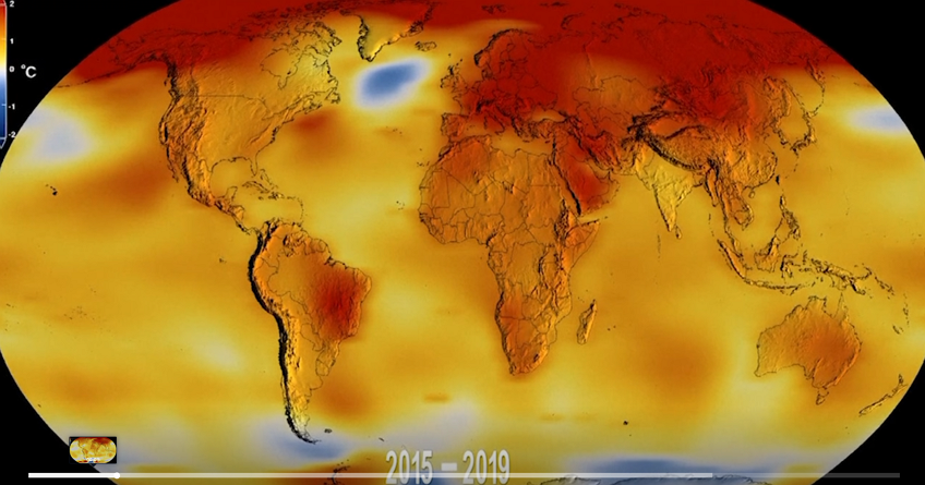 Det blir hela tiden varmare på Jorden
