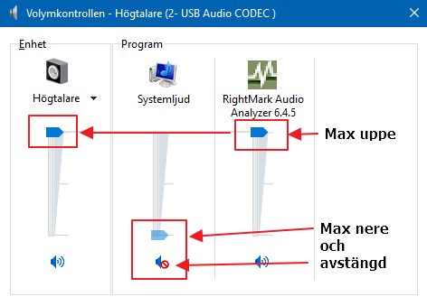 RIGHTMARKJIG för RightMark Audio Analyzer